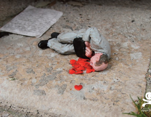 Gallery of Sculpture & Modern art by Isaac Cordal-Spain