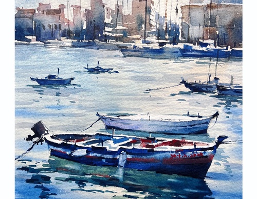Gallery Of WaterColor Painting By Sofia Wu Mei - China