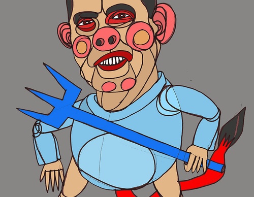 holocide caricature