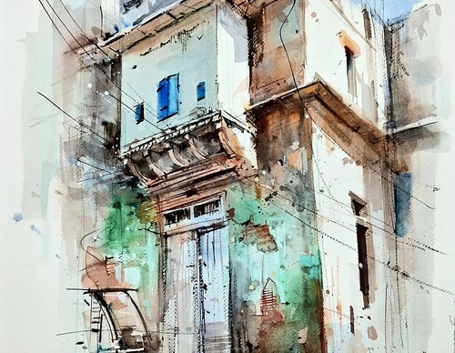 Gallery Of Watercolor Painting By Milind Mulick - India