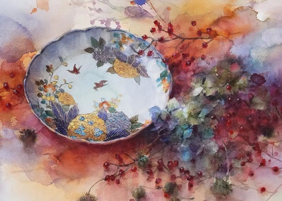 Gallery of Watercolor by Yuko Nagayama - Japan