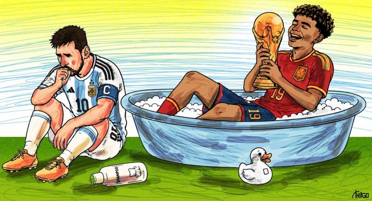 Yamal's Spain defeats Messi's Argentina and wins the World Cup