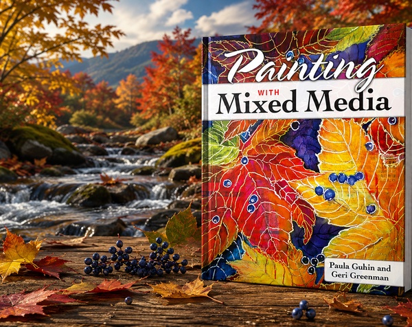 Painting with Mixed Media by Paula Guhin
