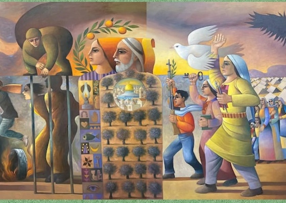 Galeria de pinturas de Sliman Mansour - Palestina