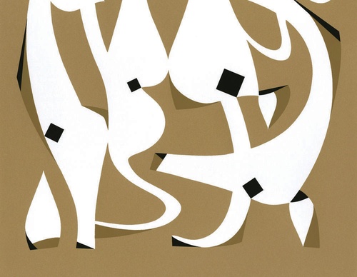 wissamshawkat dancingfigures 40x40cm editionof