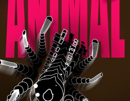 blank poster animal