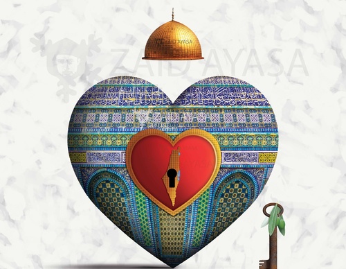 Galería de ilustraciones de Zaid Ayasa - Palestina