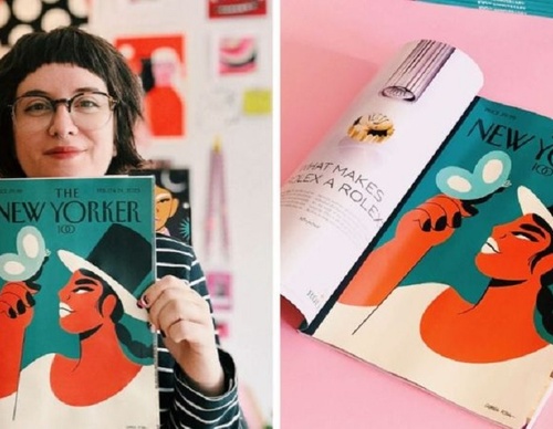 Artist from Santa Catarina draws cover of New Yorker magazine