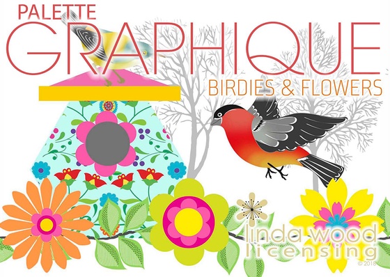 Palette Graphique Birdies and Flowers | Linda Wood