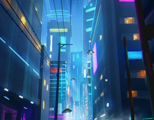 Galeria de ilustrações de Philip Sue - Nova Zelândia