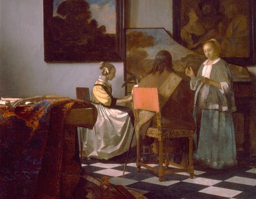 Gallery of painting by Johannes Vermeer - Netherlands