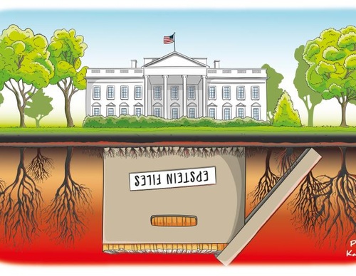 The Upside Down The Epstein affair, a child sex trafficking ring run by the American socialite Jeffrey Epstein, continues to tarnish the White House.