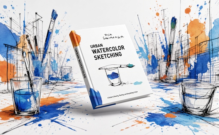 Urban Watercolor Sketching: A Guide to Drawing, Painting, and Storytelling in Color by Felix Scheinberger