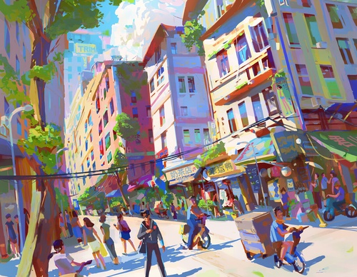 Galería de pintura de Slawek Fedorczuk - Polonia