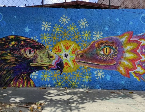 Galería de arte callejero de Nashi Bime - México