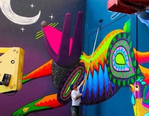 Galería de arte callejero de Spaik - México