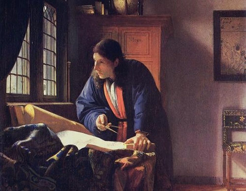 Gallery of painting by Johannes Vermeer - Netherlands