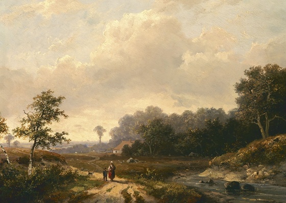 Gallery Of Painting By Andreas Achenbach - Germany