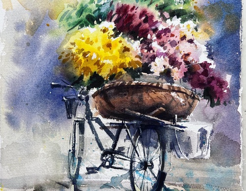 Gallery Of WaterColor Painting By Sofia Wu Mei - China