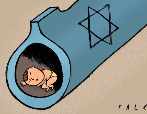 Galeria de cartoon sobre o Genocídio de Gaza