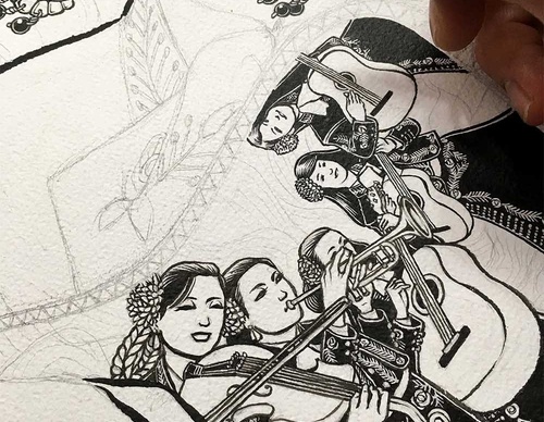 Gallery of Illustration & Graphic Works by Javier Medellin Puyou – Mexico