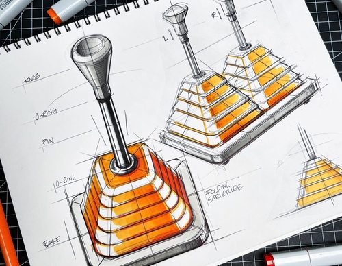 Gallery Of Design Sketching By Marius Kindler - Germany