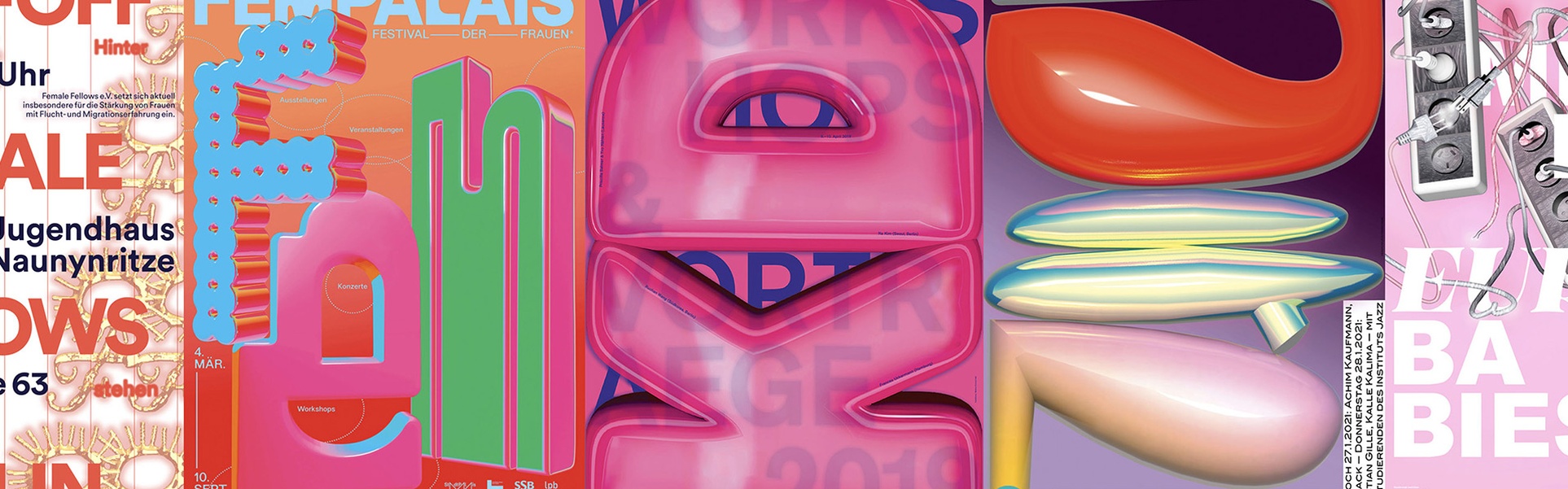 Gallery of Typographic Posters by Malena Kronschnabl – Germany