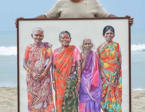 Galería de acuarelas de Rajkumar Sthabathy - India