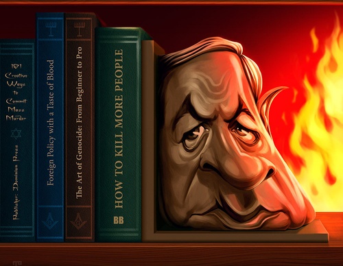 holocide caricature