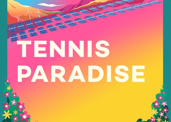 Paraíso del Tenis | Ilustración en movimiento por Dan Matutina de Filipinas