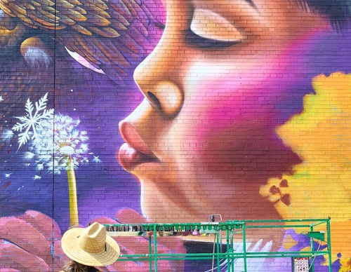 Galeria subterrânea de arte de rua - Peru