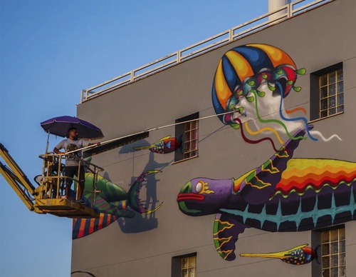 Galería de arte callejero de Spaik - México