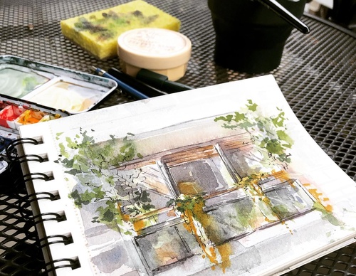 Gallery Of WaterColor Painting By Xavier Palau Blacio - Argentina