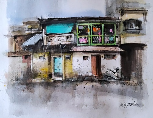 Gallery Of Watercolor Painting By Milind Mulick - India