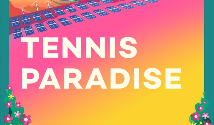 Paraíso del Tenis | Ilustración en movimiento por Dan Matutina de Filipinas