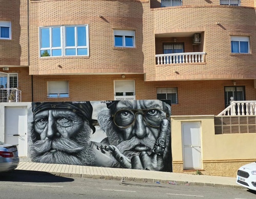 Galería de arte callejero de Nauni - España
