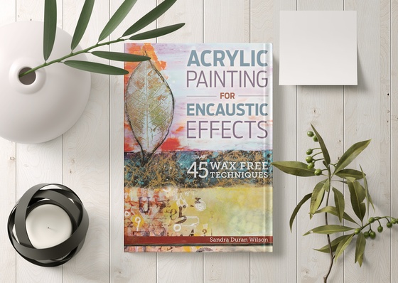 Acrylic Painting for Encaustic Effects