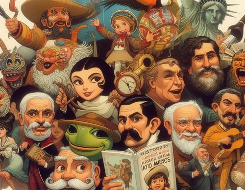 history of caricature in latin america