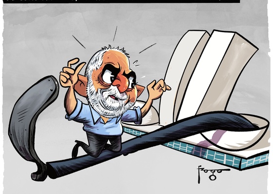 Galeria de Coleção Selecionada das Melhores Caricaturas Brasileiras