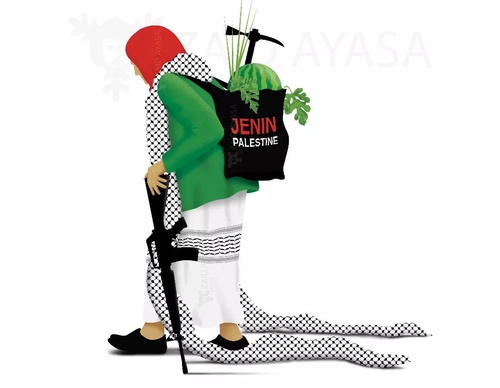 Galería de ilustraciones de Zaid Ayasa - Palestina