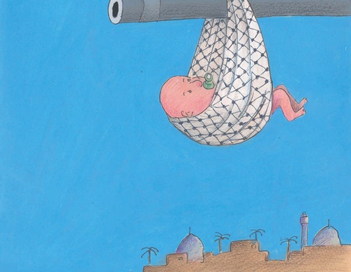 Galeria de cartoon sobre o Genocídio de Gaza