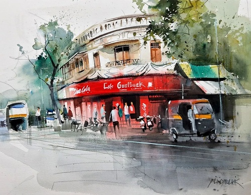 Gallery Of Watercolor Painting By Milind Mulick - India