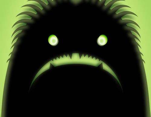 blank poster animal
