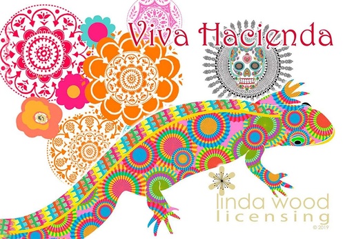 Inspirações mexicanas na arte de Linda Wood