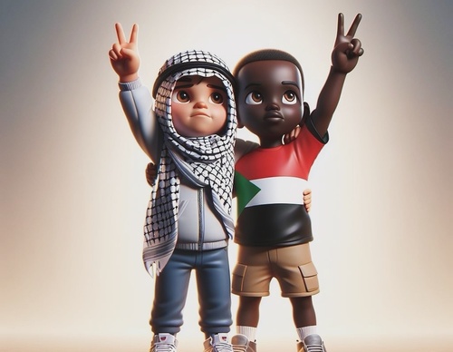 Galeria de ilustrações para Gaza, de Saleh Atia - Palestina