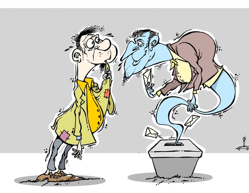 Galeria de desenhos de humor de Tarek Sakhraoui- Argélia