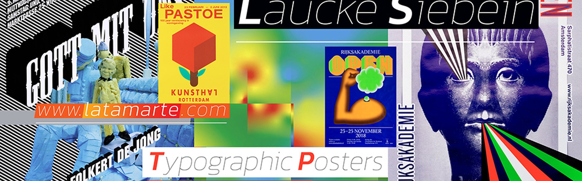 Gallery of Typographic Posters by Laucke Siebein Studio – Berlin, Germany & Amsterdam, Netherlands