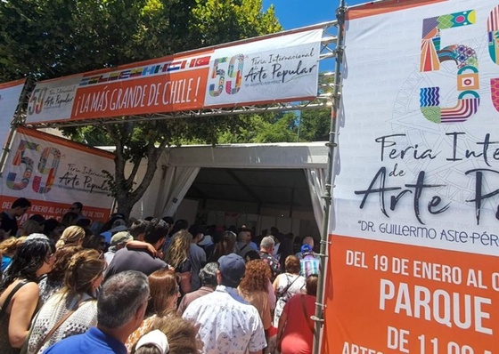 The traditional International Popular Art Fair of Concepción