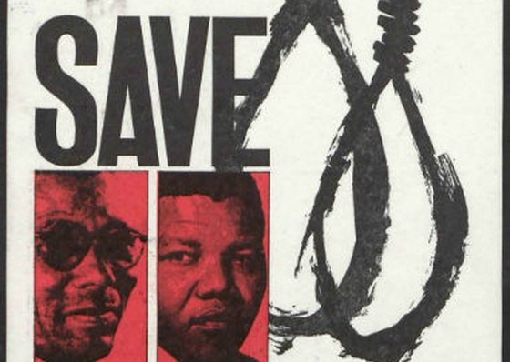 The Anti-Apartheid Movement Save These Lives poster
