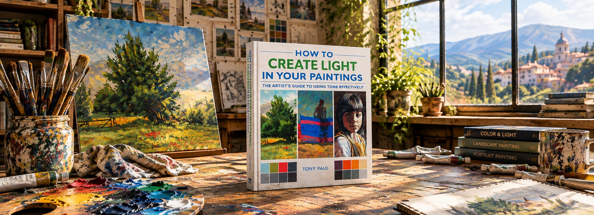 How To Create Light In Your Paintings: The Artist’s Guide To Using Tone Effectively by Tony Paul